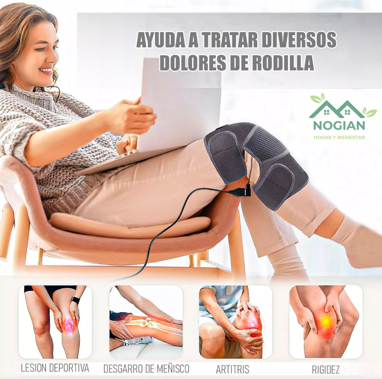 RODILLERA TÉRMICA CON MASAJEADOR. ¡RELAJA Y PROTEJE TUS RODILLAS! 🦵💚