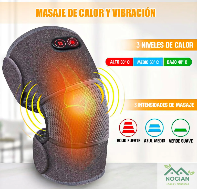 RODILLERA TÉRMICA CON MASAJEADOR. ¡RELAJA Y PROTEJE TUS RODILLAS! 🦵💚